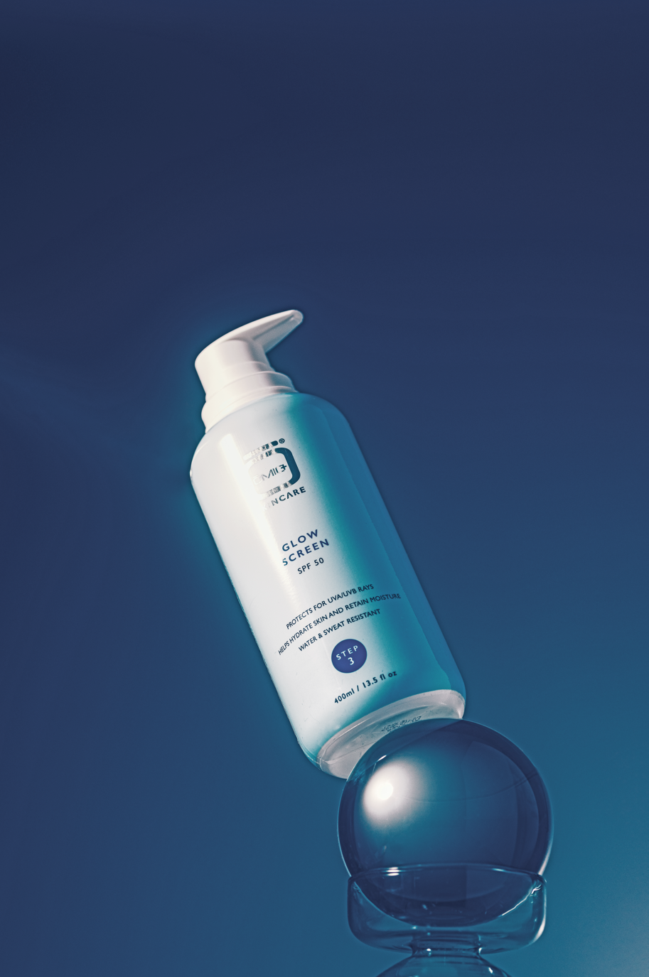 Omic+ Glow Screen-400ml - STEP 3 - omicskincare