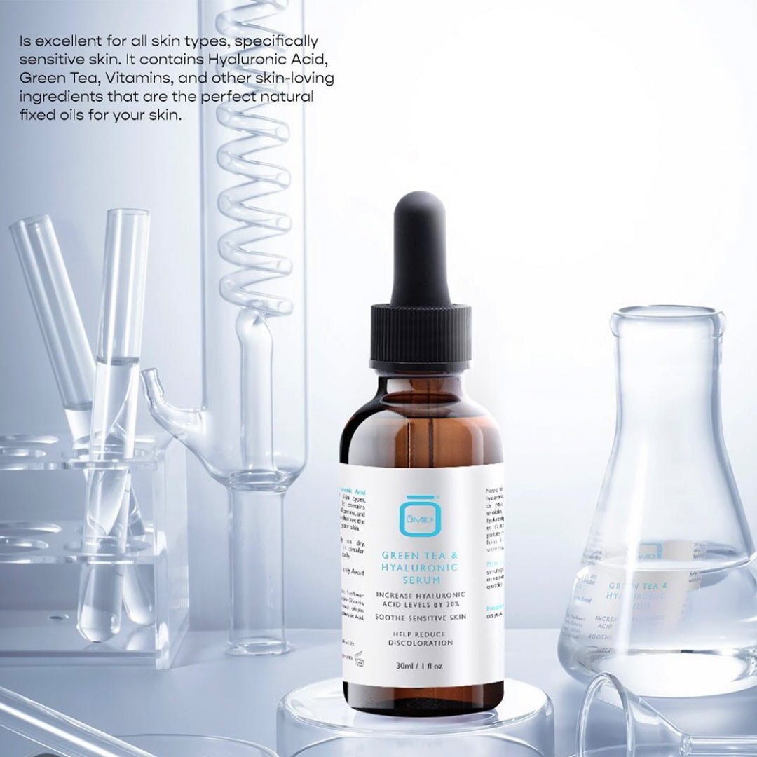 The Magic of Green Tea & Hyaluronic Serum: Nourishment in a Bottle - omicskincare