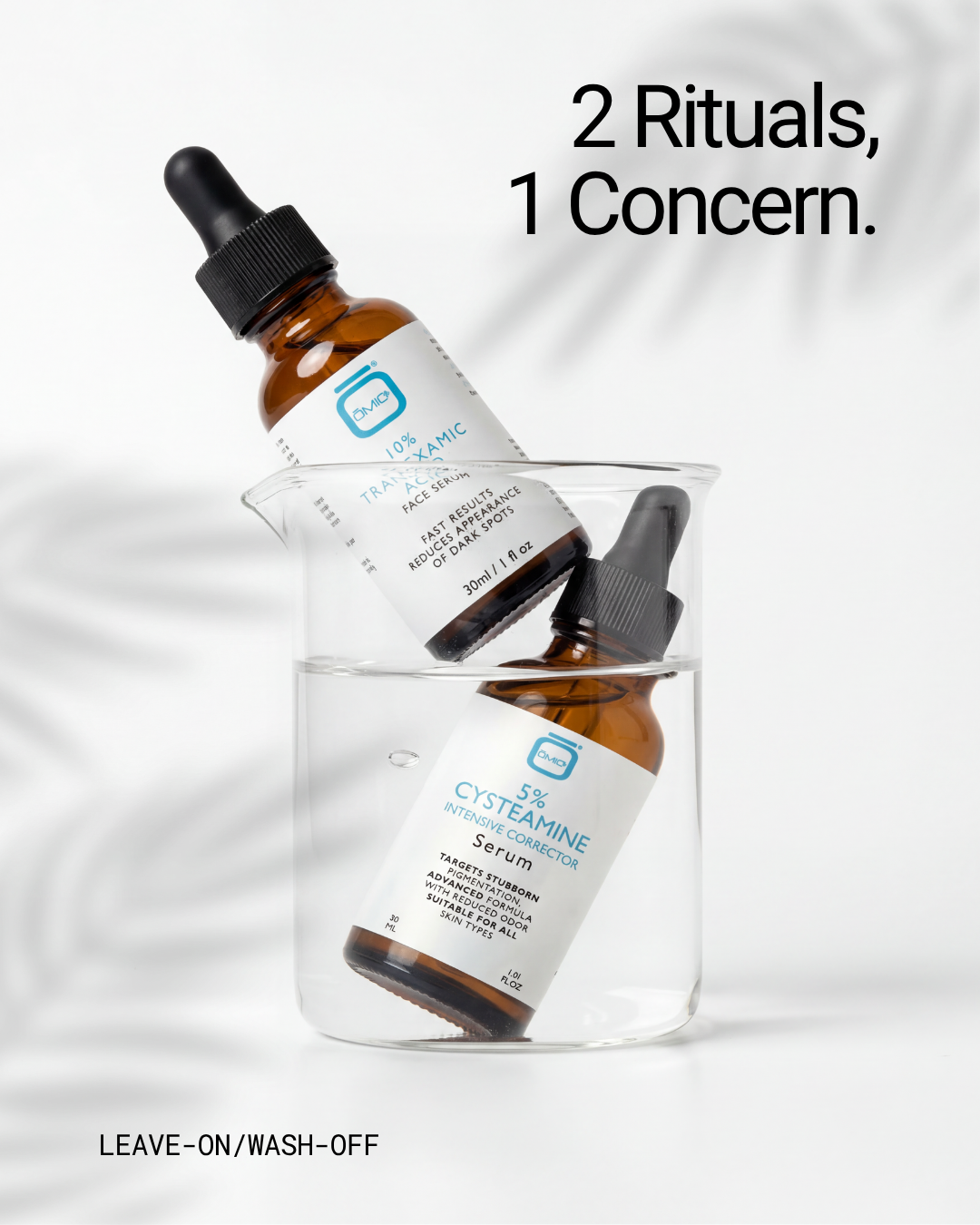 Dark Spot Duo - Tranexamic Acid + Cysteamine Serums - omicskincare