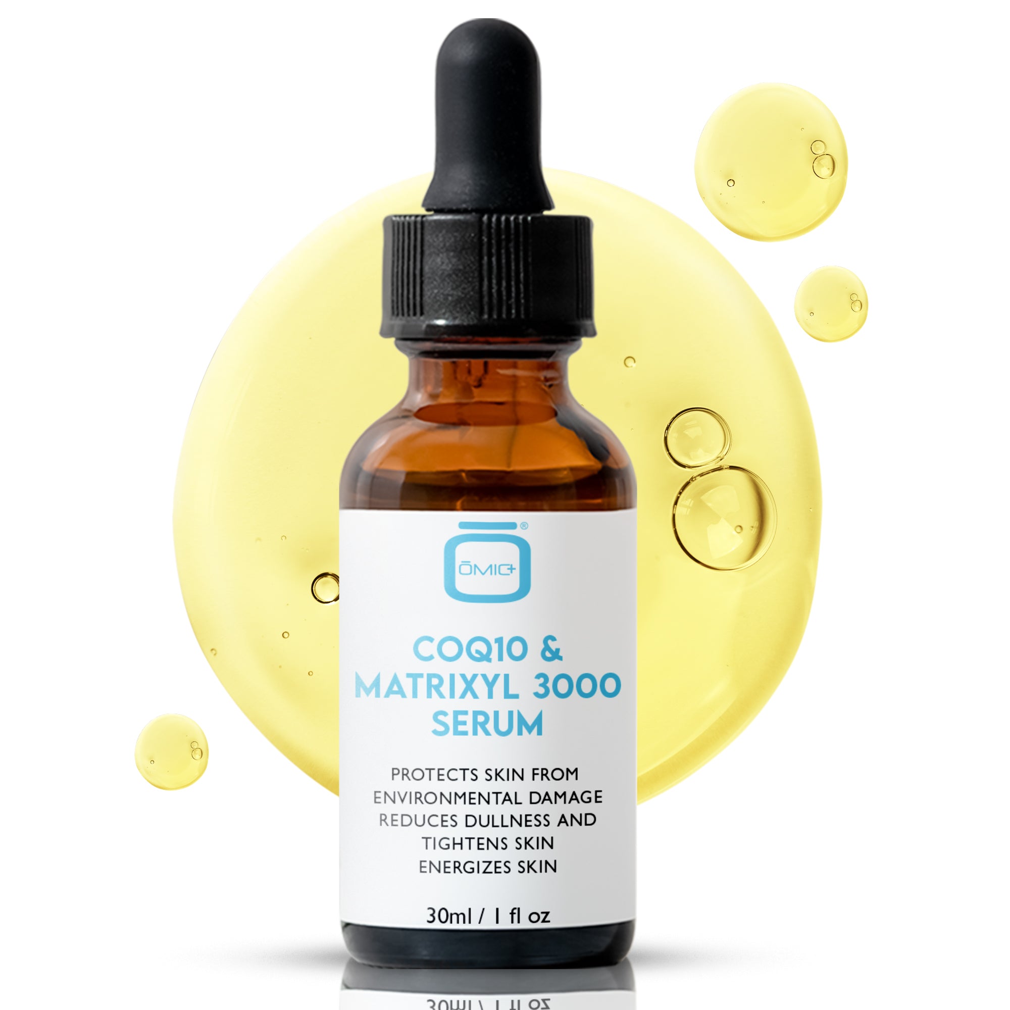 Omic+ Coq10 And Matrixyl 3000 Face Serum - Boost Youthful Glow 30ml - omicskincare
